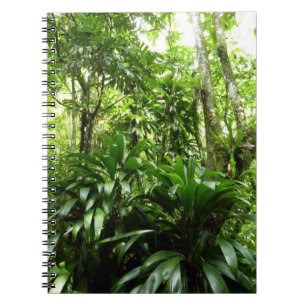 Caderno Espiral Floresta Dominicana I Natureza Verde Tropical