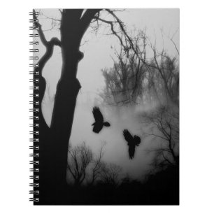 Caderno Espiral Floresta Escura Moody