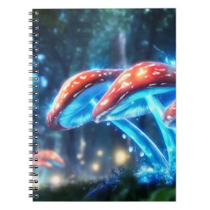Caderno Espiral Floresta Mushroom