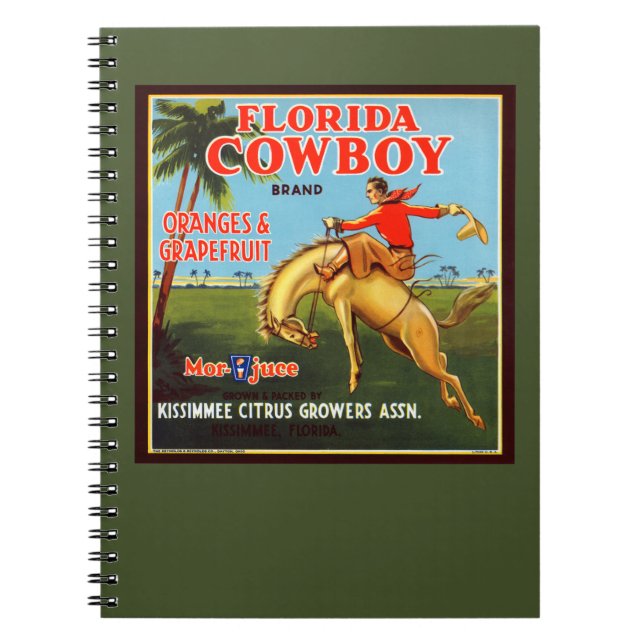 Caderno Espiral Flórida Cowboy (Frente)