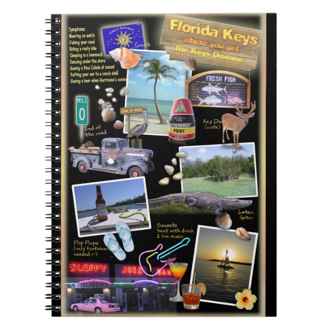 Caderno Espiral Florida Keys (Frente)