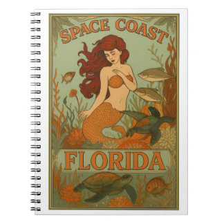 Caderno Espiral Florida Mermaid