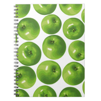 Caderno Espiral Flórida sem costura Padrão de safra com girassol g