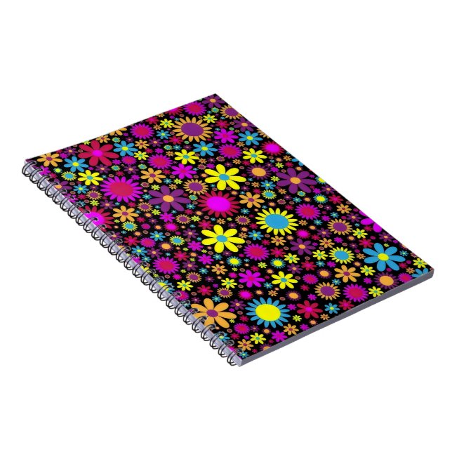 Caderno Espiral Flower Power (Lado Direito)