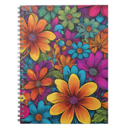 Caderno Espiral "Flowerpower" Art Spiral Notebook