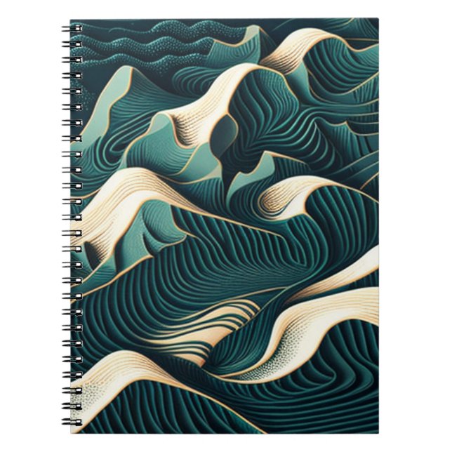 Caderno Espiral Flowing Harmony (Frente)