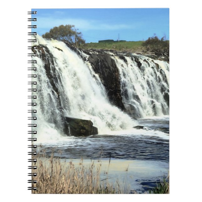 Caderno Espiral Flowing Waters of Hopkins Falls (Frente)