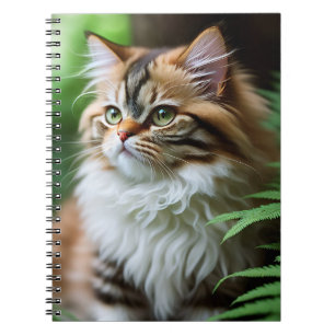 Caderno Espiral "Fluff and Cuddles: The Chubby Persian Cat"