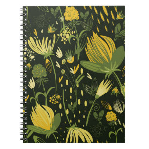 Caderno Espiral Flutua padrão sem soldadura