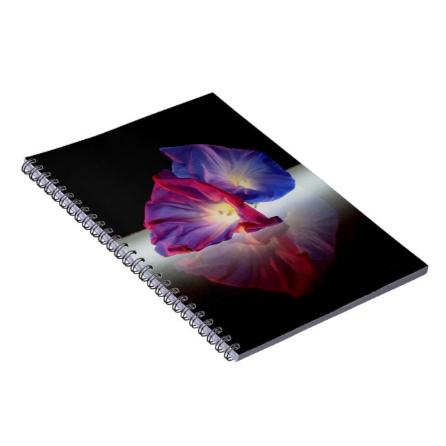 CADERNO ESPIRAL FLUXAS DE GLÓRIA DA MANHÃ (Lado Direito)