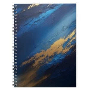 Caderno Espiral Fluxo Indigo