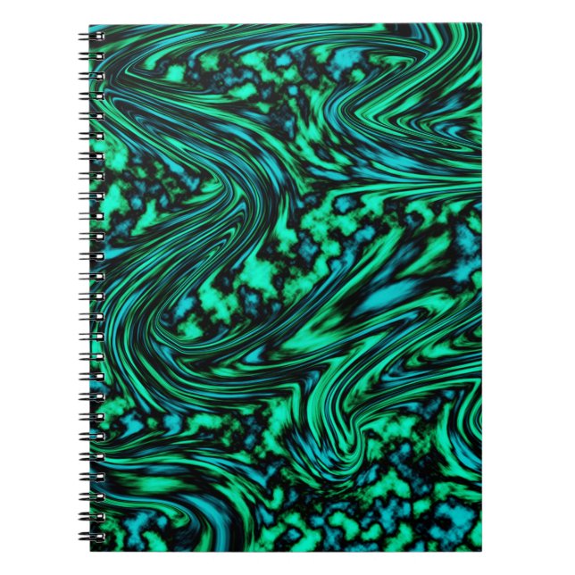 Caderno Espiral Fluxo para Baixo (Frente)