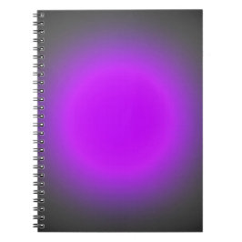 Caderno Espiral Foco da Fuchsia e Cinzas