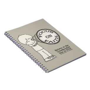 Caderno Espiral Foco na Fé