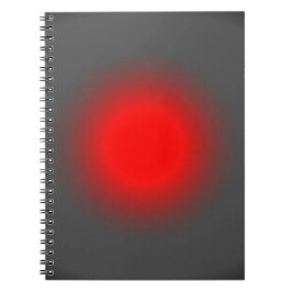 Caderno Espiral Foco Vermelho e Cinza