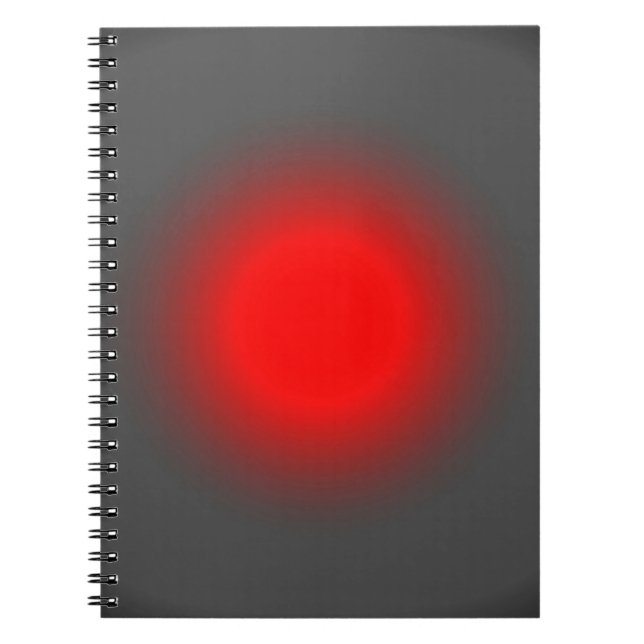 Caderno Espiral Foco Vermelho e Cinza (Frente)