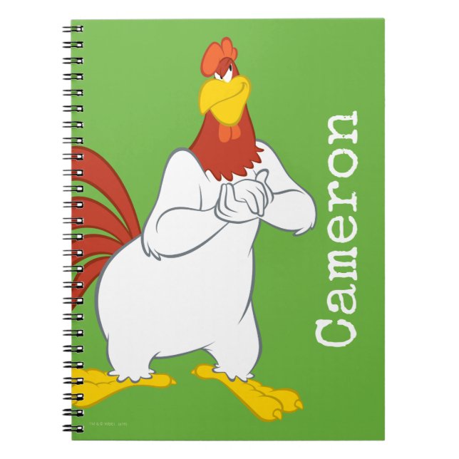 Caderno Espiral Foghorn Leghorn| Estação Mischievous (Frente)