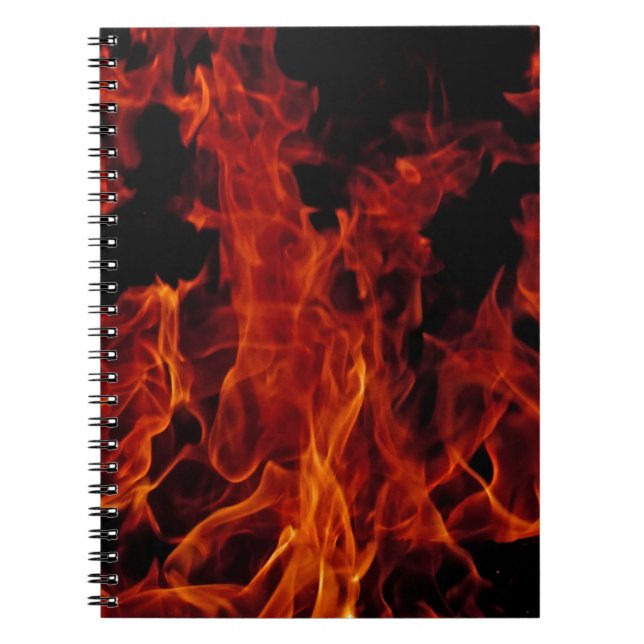 Caderno Espiral Fogo (Frente)