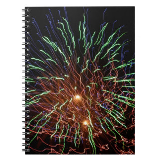 Caderno Espiral fogo de artifício