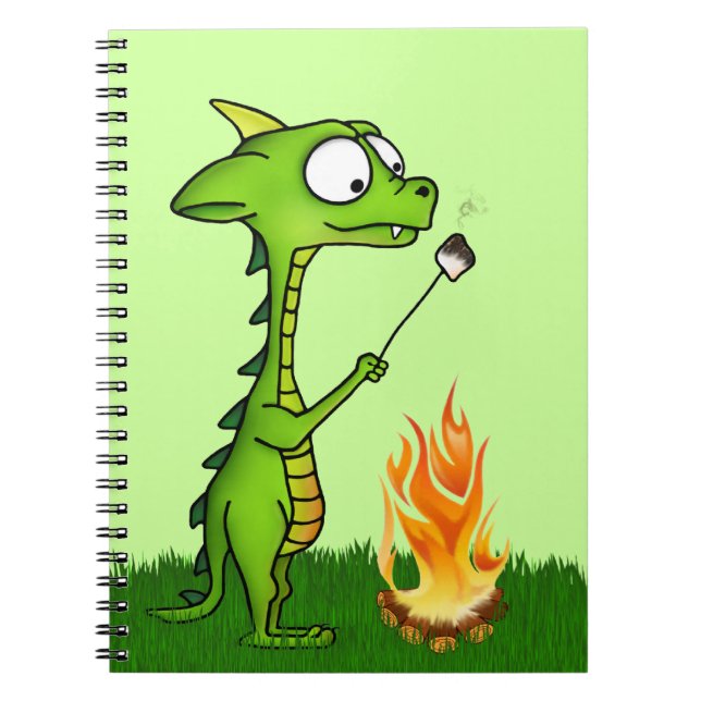 Caderno Espiral Fogo Dragão (Frente)