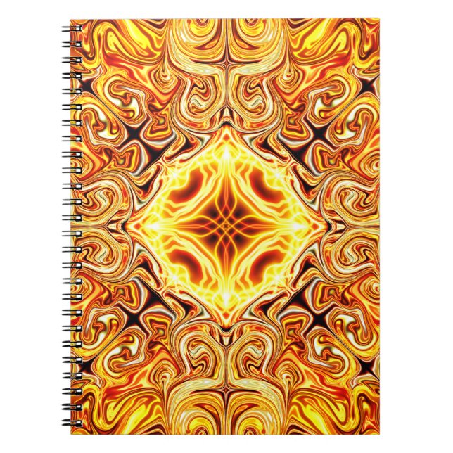 Caderno Espiral Fogo Solar (Frente)
