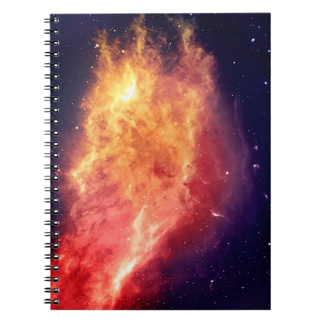 Caderno Espiral Fogo Solar Através do Cosmos (Frente)