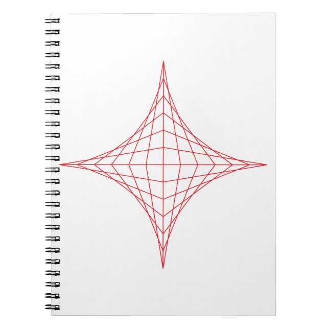 Caderno Espiral Fogo (vermelho) (Frente)