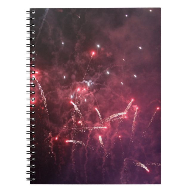 Caderno Espiral Fogos de artifício (Frente)