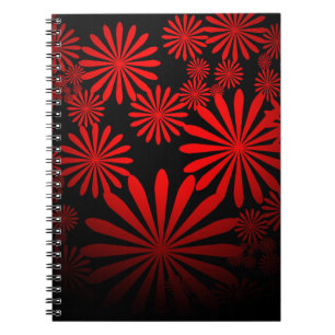 Caderno Espiral Fogos de artifício vermelhos
