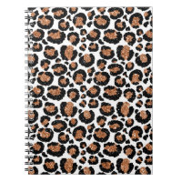 Folha branca e dourada Chita - Padrão-Leopardo