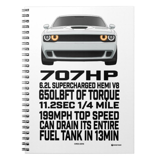 Caderno Espiral Folha de marcas (Frente)