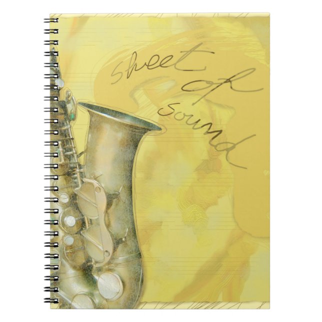 Caderno Espiral Folha de som, notebook (Frente)