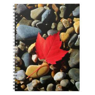 Caderno Espiral Folha de um Mapeamento em um Fundo Rock