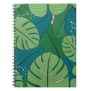 Caderno Espiral Folha Tropical Tapeçaria: Vintage Verprocedure