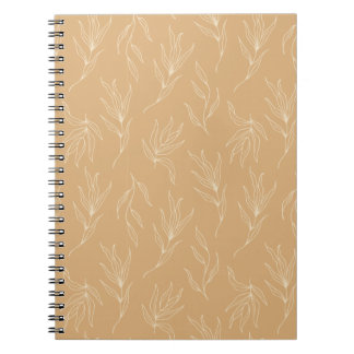 Caderno Espiral Folhagem amarela