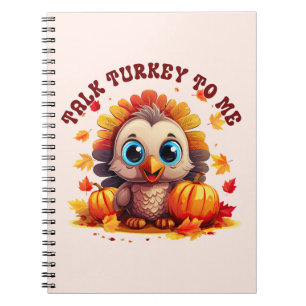 Caderno Espiral Folhagem de Cute e Outono