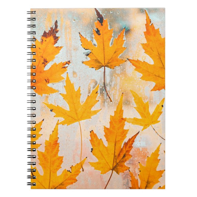 CADERNO ESPIRAL FOLHAS AMARELAS (Frente)