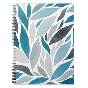 Caderno Espiral folhas das árvores
