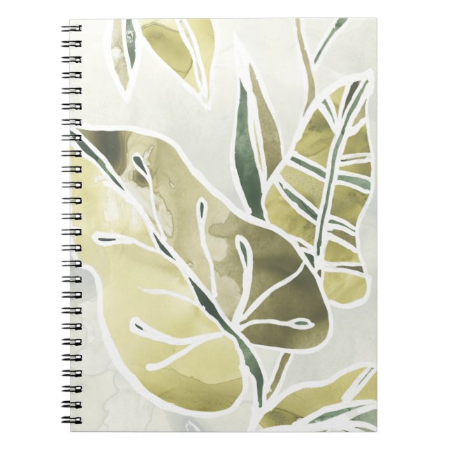 Caderno Espiral Folhas de Batik (Frente)