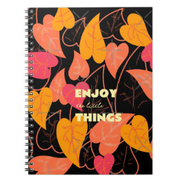 Caderno Espiral Folhas de cor