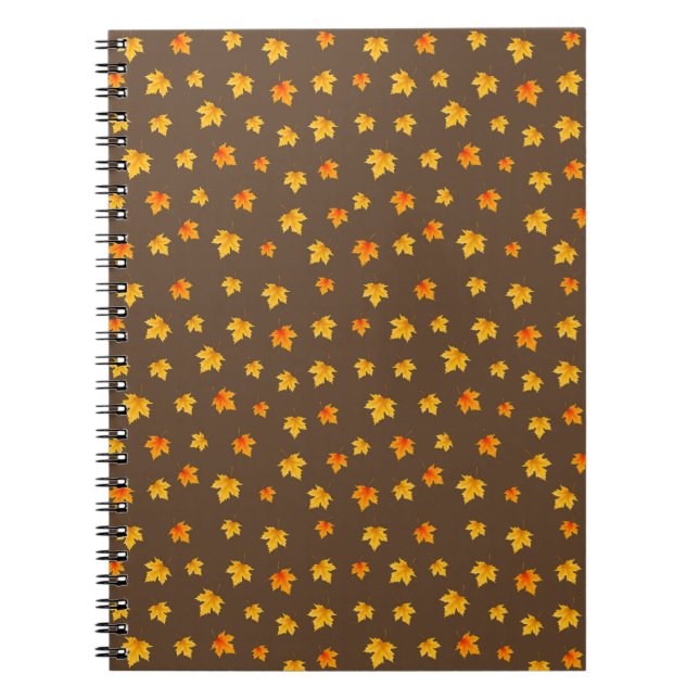 Caderno Espiral Folhas de Mapeamento de Queda (Frente)