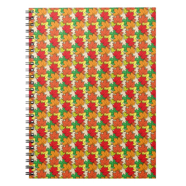 Caderno Espiral Folhas de Maple I (Frente)