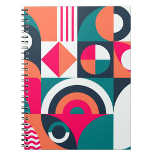 Caderno Espiral Folhas de Monstera: Padrão Tropical Vintage