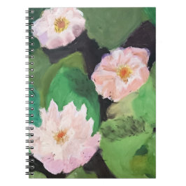 Caderno Espiral Folhas de Nenúfar