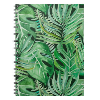 Caderno Espiral Folhas de palmeira
