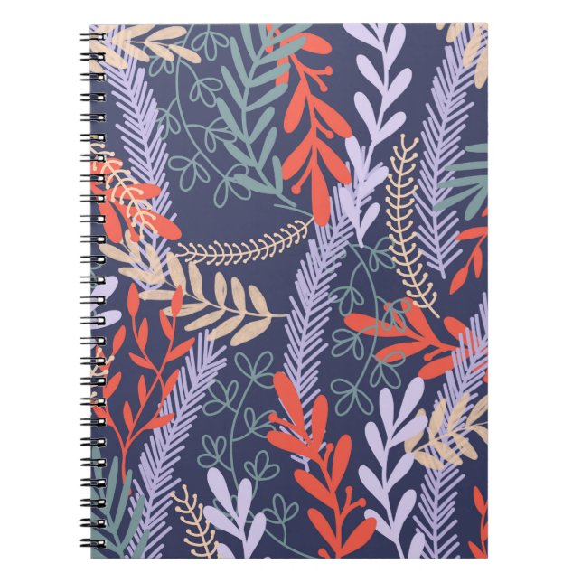 Caderno Espiral Folhas de Verão (Frente)