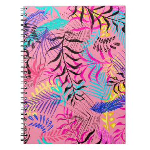 Caderno Espiral Folhas tropicais