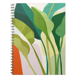 Caderno Espiral Folhas tropicais