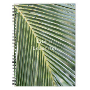 Caderno Espiral Folhas Tropicais de Kauai (foto tirada por mim)