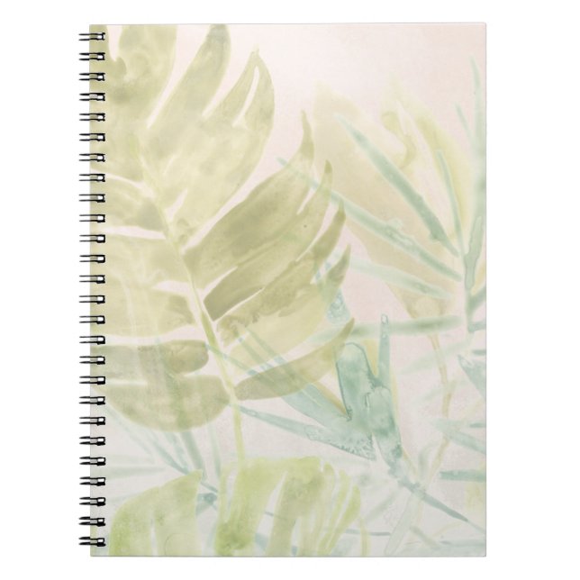 Caderno Espiral Folhas Tropicais Mudadas (Frente)